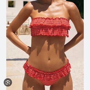 ISO Anthropologie Solid & Striped Kaia Bikini